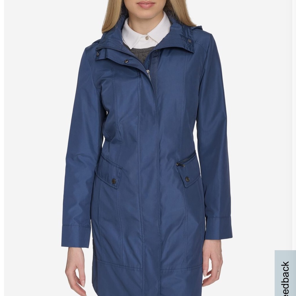NWT Cole Haan Packable Rain Jacket